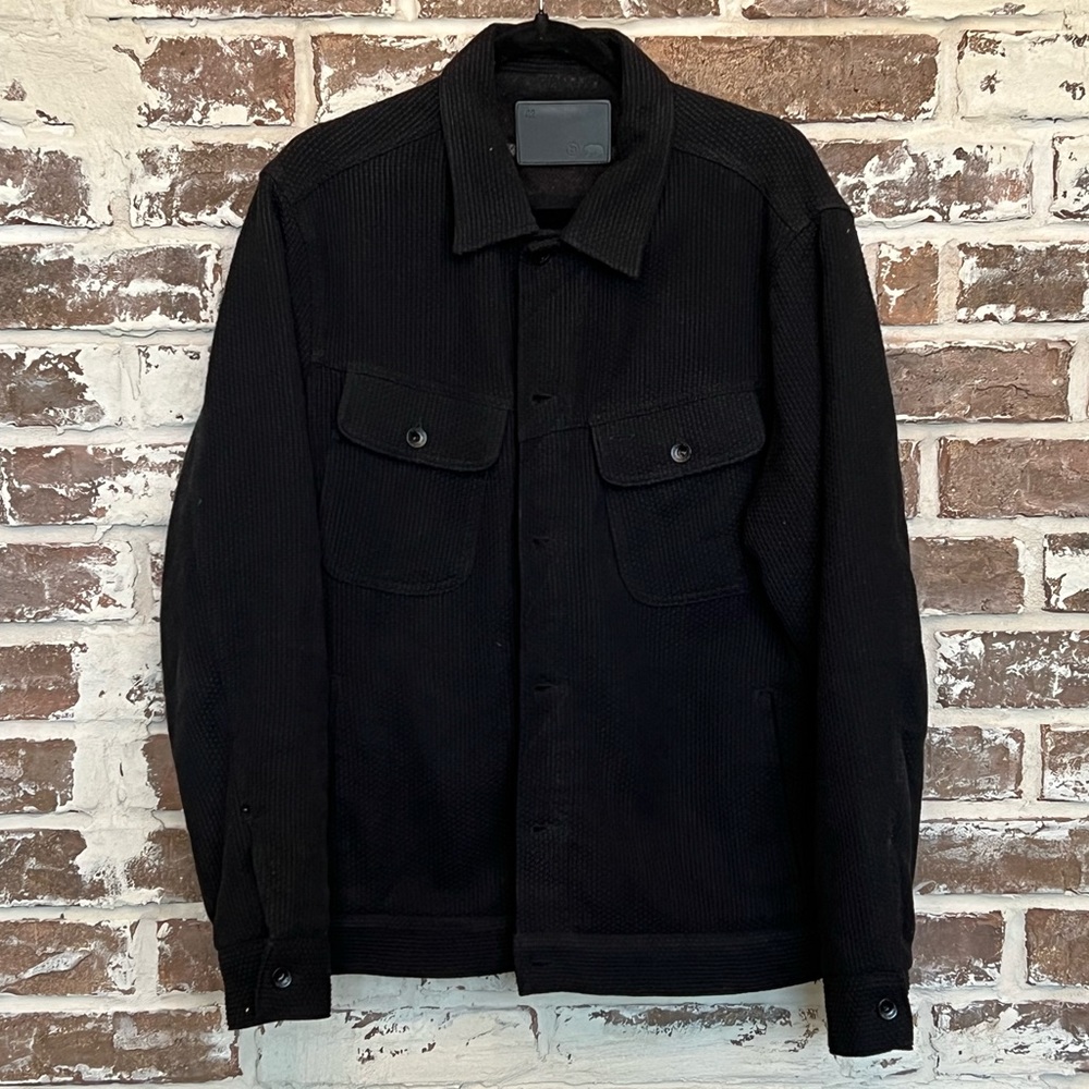 Taylor Stitch Long Haul Jacket
in Black Indigo Sashiko